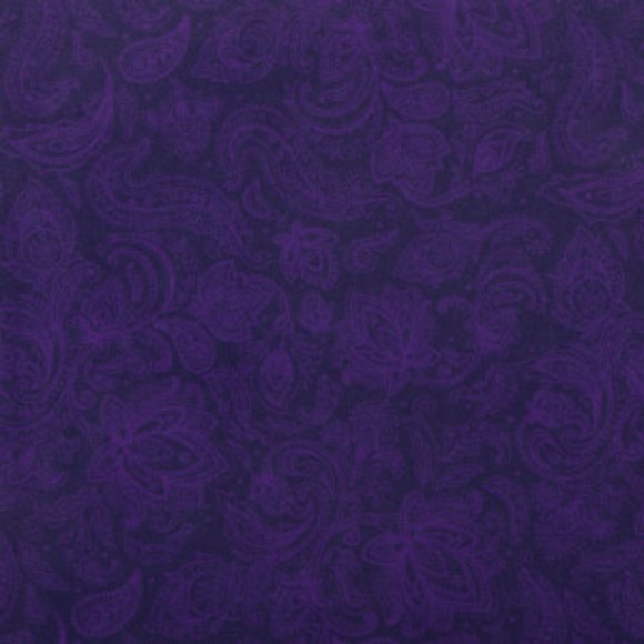 Purple Paisley Sheet Set - King